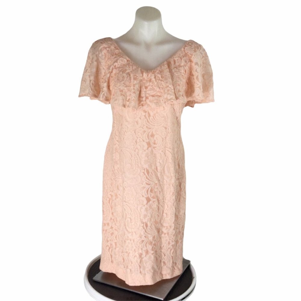 Ralph Lauren Shift Party Dress Womens Size 6 Light